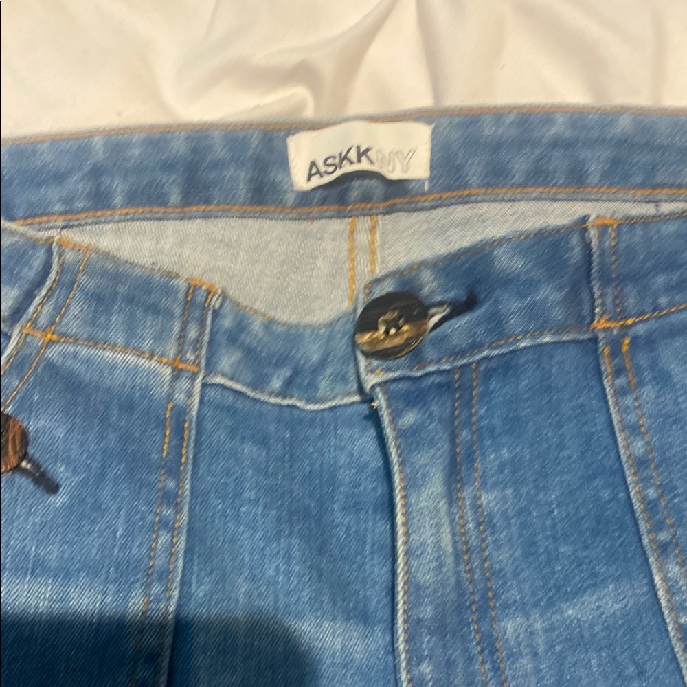 ASKK NY Brick House Wide Leg Jeans size 30
